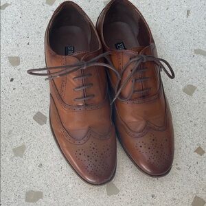 Stacy Adams Classic Tan Leather Oxfords